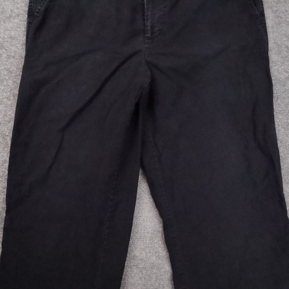 Calvin Klein Corduroy 34x30 Dark Wash Black Wide Leg Straight Leg Pants - Picture 7 of 12